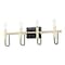Maxim Lighting Sullivan 4-Light " Wide Black / Gold Wall Sconce 10254BKGLD - alternate 1